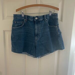 Cotton On Blue Jean Shorts High-Waisted Cut-Off. BRAND NEW W/ TAGS ON NEVER WORN